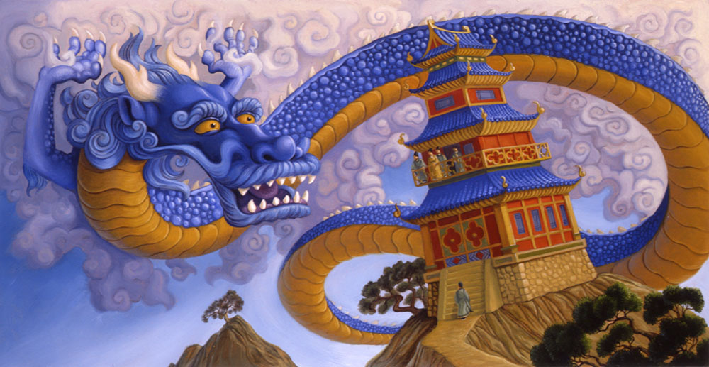 Dragons book illustrated by Jeff Crosby for Grosset & Dunlap