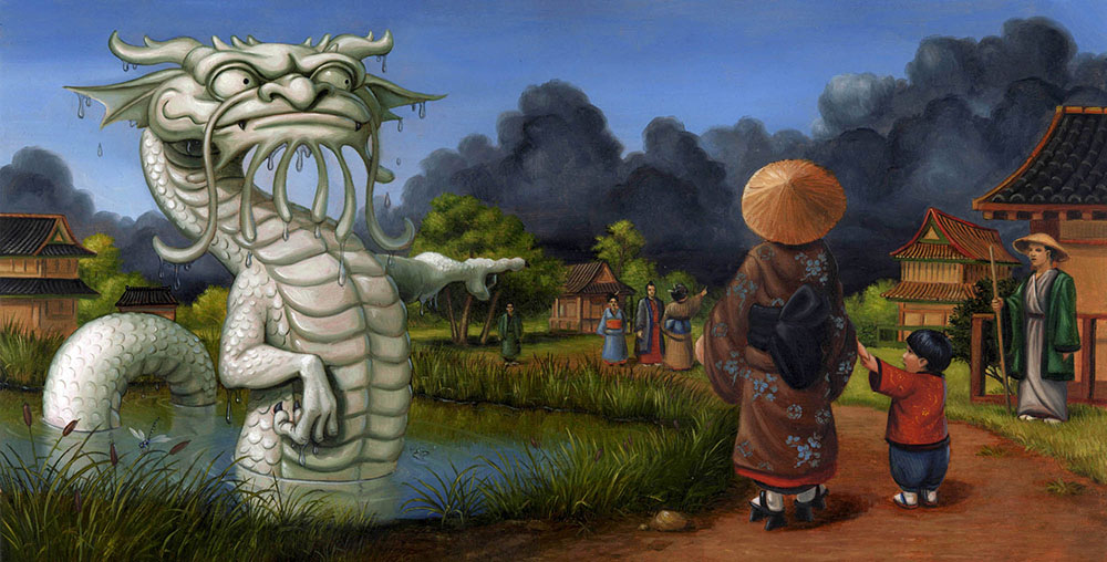 Dragons book illustrated by Jeff Crosby for Grosset & Dunlap