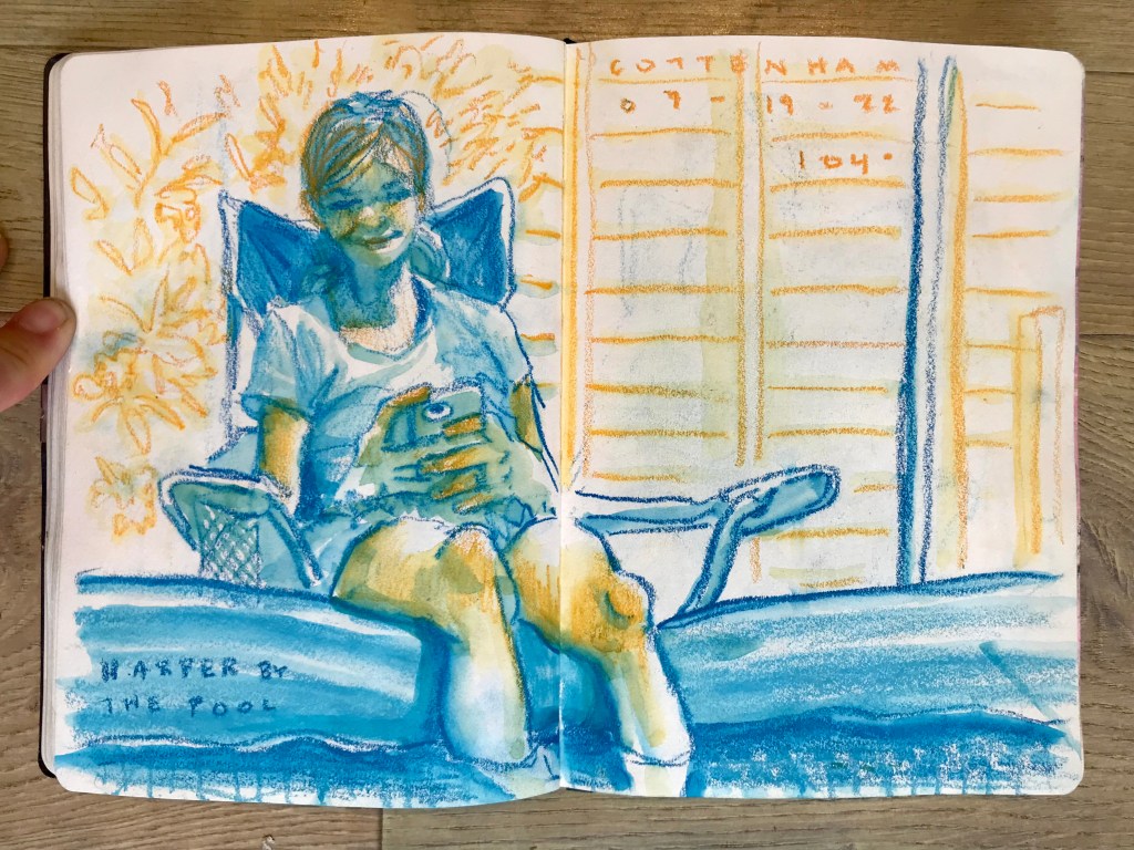 Cottenham, UK, water soluble crayons