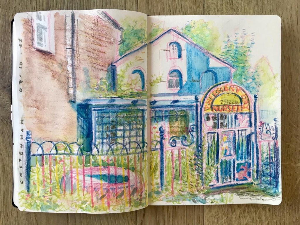 Cottenham, UK, water soluble crayons
