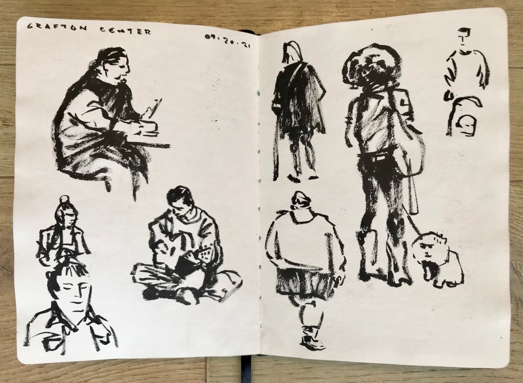 Cambridge, UK, brush pen